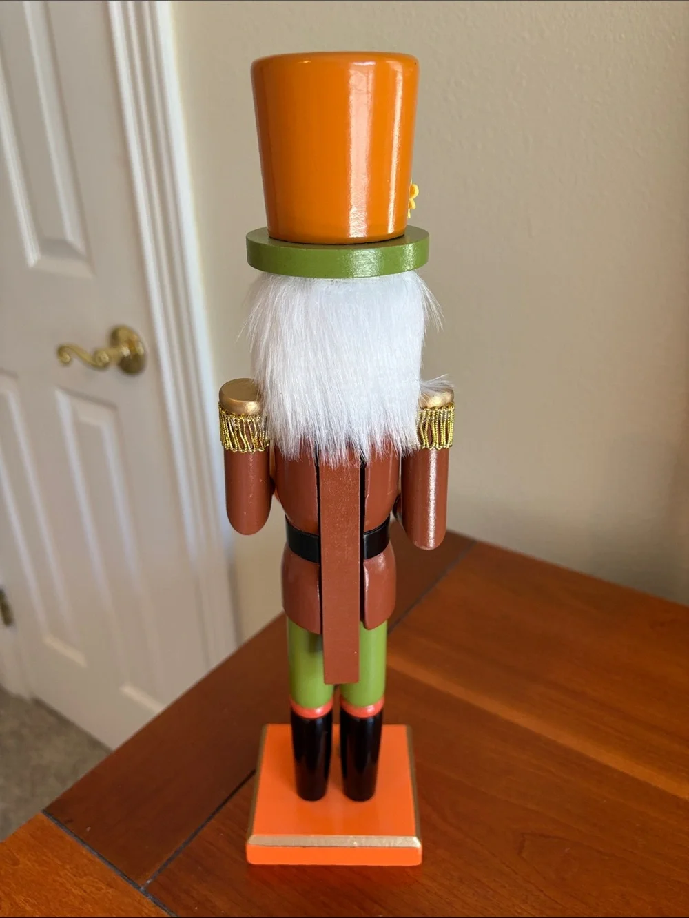 3 Wooden Fall Pumpkin Thanksgiving Turkey Pilgrim Wood Nutcrackers Farmhouse